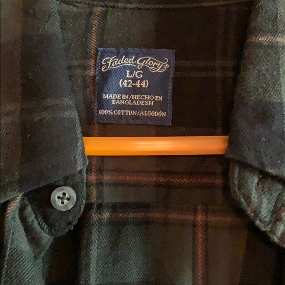 Two men’s long sleeve button up size large. - Picture 3 of 3